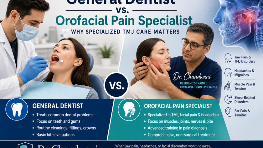 General Dentist vs. Orofacial Pain Specialist